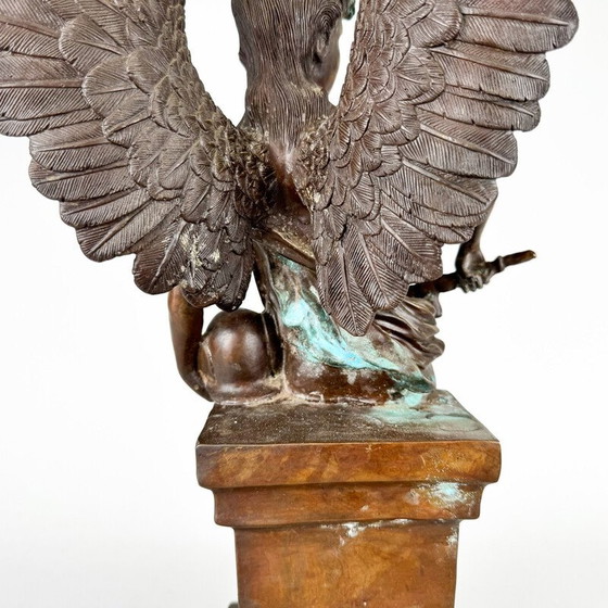 Image 1 of Vintage bronzen sculptuur Engel met Zwaard