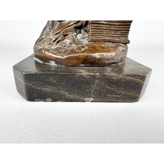 Image 1 of Vintage bronzen sculptuur Engel met Zwaard