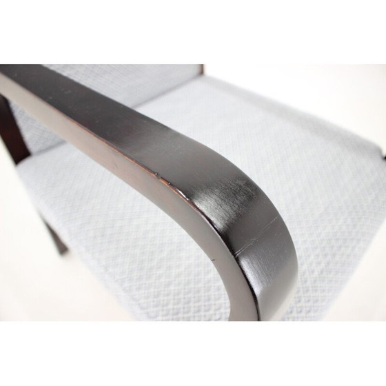 Image 1 of Vintage verstelbare beukenhouten fauteuil, Tsjecho-Slowakije 1940