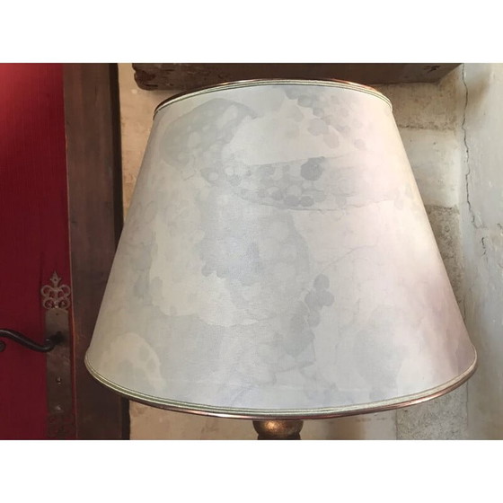 Image 1 of Venetiaanse vintage lamp in verguld hout, 1970