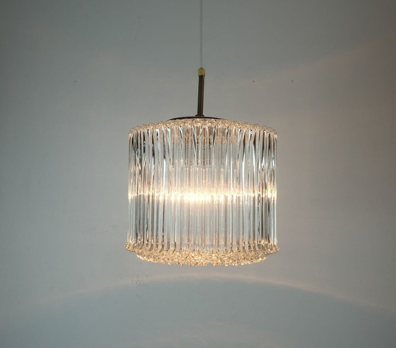 Image 1 of limburg bubbelglas HANGLAMP model P 911 a 1209 uit jaren 60