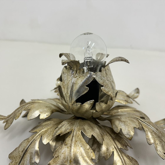 Image 1 of Plafondlamp Leaf Hollywood Regency 