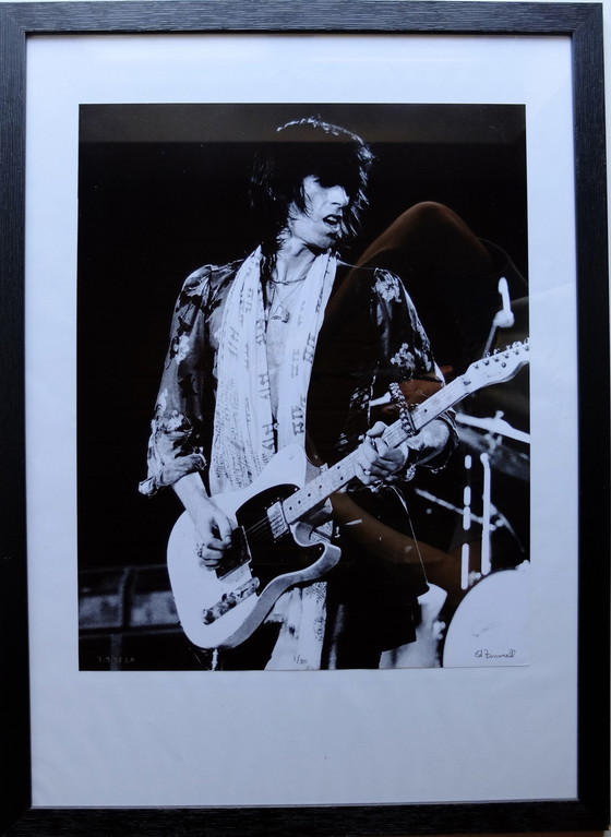 Image 1 of Rolling Stones, Keith Richards, concert in L.A. in 1975