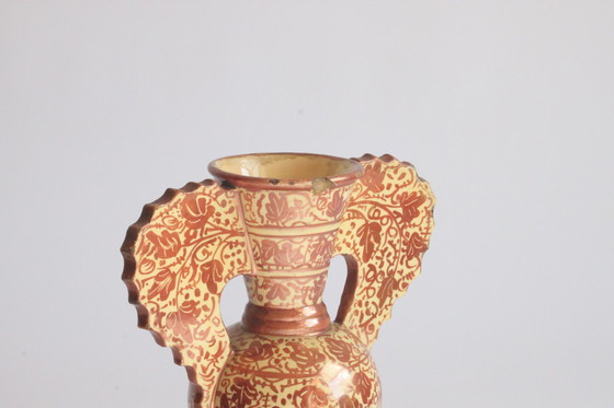 Image 1 of Hispano Moresque Neoklassieke Koperen Lustre vazen, 19de