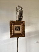 Easel Floorlamp Angelo Lelli