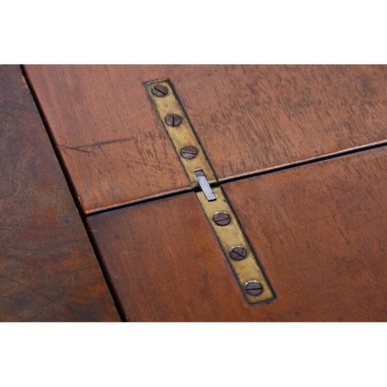 Image 1 of Vintage Art Deco uitschuifbare walnoten eettafel door Halabala voor Up Závody, Tsjecho-Slowakije 1920