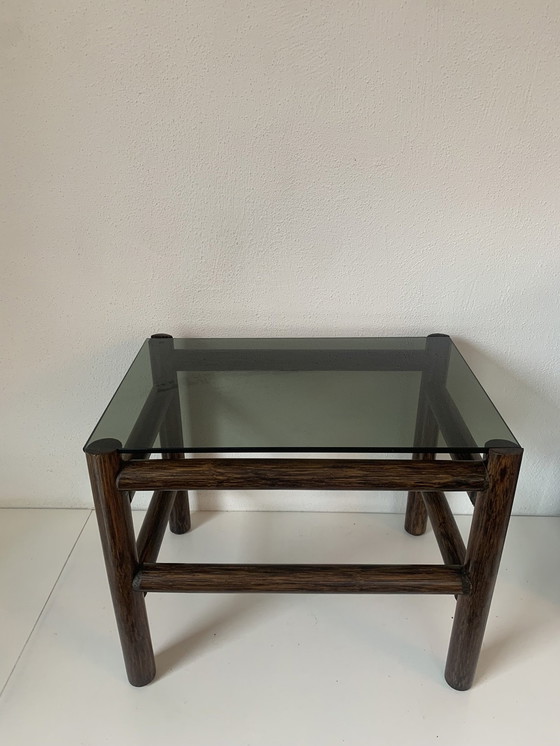 Image 1 of Vintage Salontafel Met Bijzettafeltjes