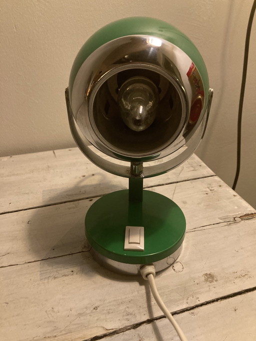 Vintage Grasgroene Eyeball Jaren 70 