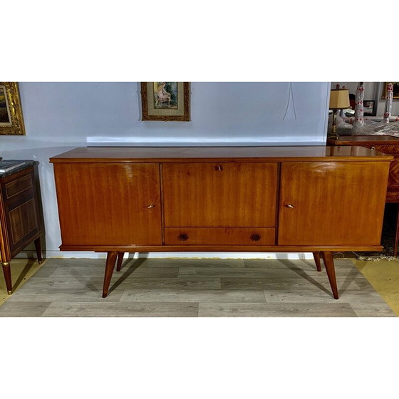 Image 1 of Vintage Scandinavisch teakhouten dressoir, jaren 1960