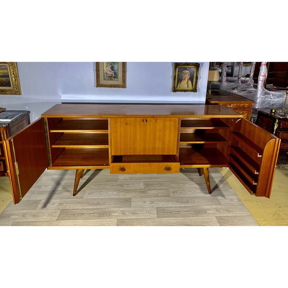 Image 1 of Vintage Scandinavisch teakhouten dressoir, jaren 1960