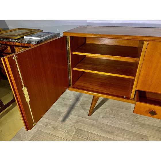 Image 1 of Vintage Scandinavisch teakhouten dressoir, jaren 1960