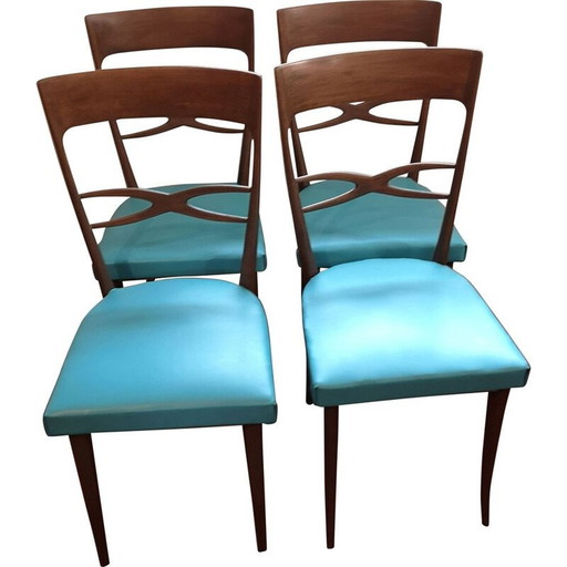 Set van 4 vintage stoelen van Melcchior Bega, Italië 1950-1960