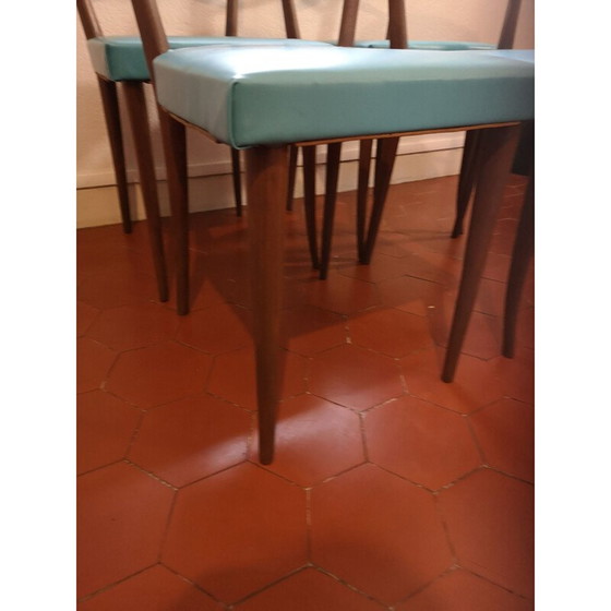 Image 1 of Set van 4 vintage stoelen van Melcchior Bega, Italië 1950-1960