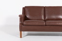 Vintage bruine leren bank