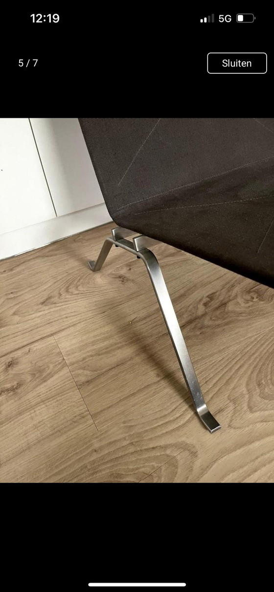 Image 1 of 2x PK22 Stoel Poul Kjaerholm Voor Fritz Hansen