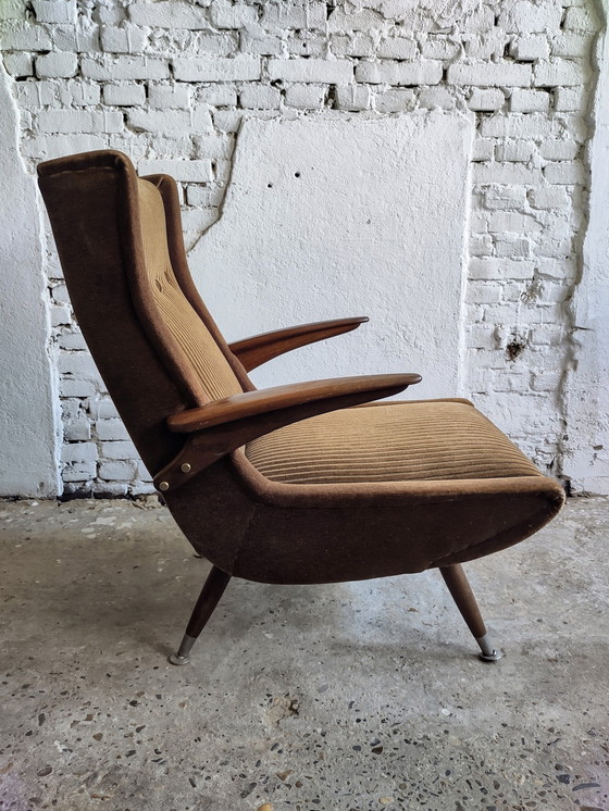 Image 1 of Set Mid Century bank En 2 Fauteuils Scandinavisch Design