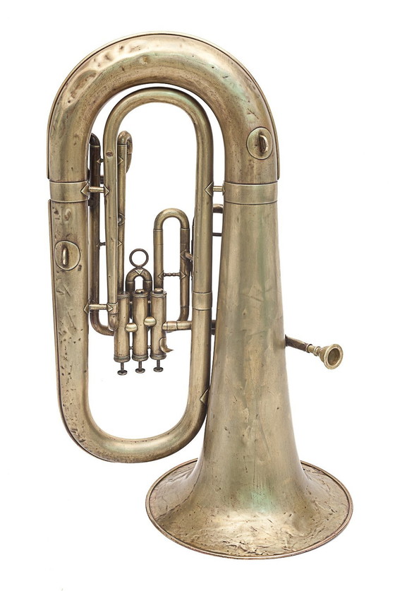 Image 1 of Antiek koperen Euphonium, 1920