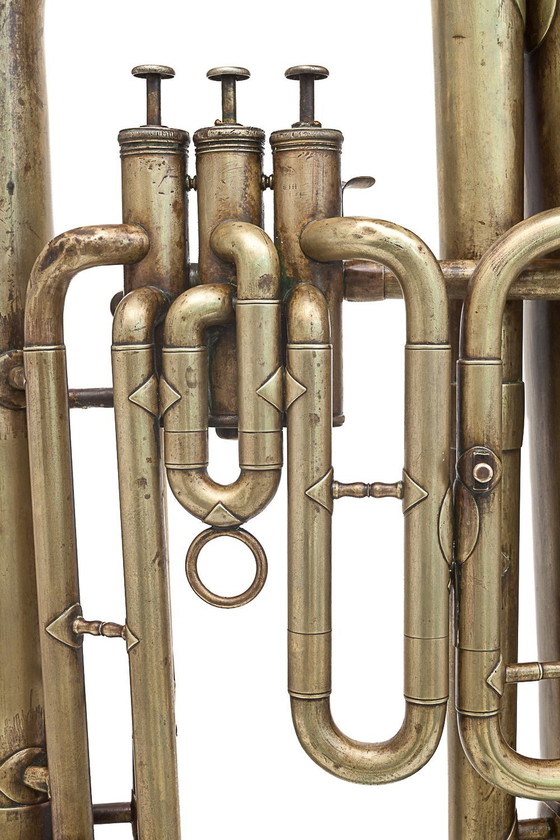 Image 1 of Antiek koperen Euphonium, 1920
