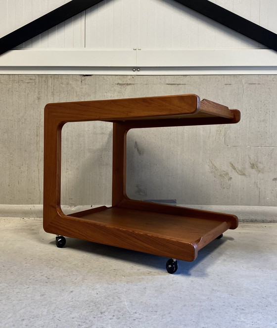 Image 1 of Teak U-Model Vintage Trolley Sika Møbler