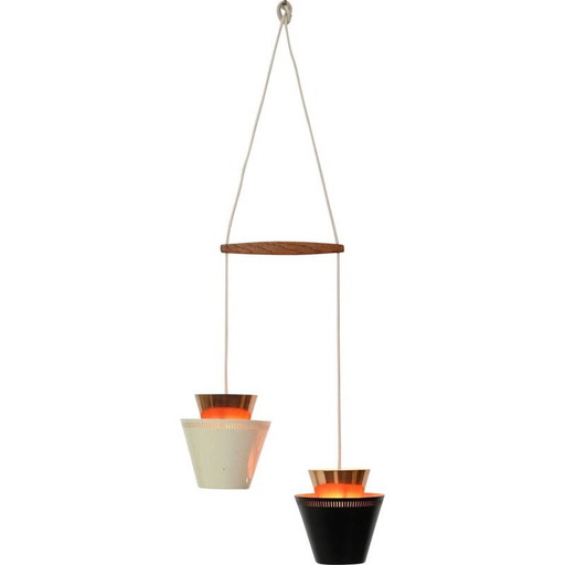 Vintage hanglamp van Svend Aage Holm Sorensen, jaren 1950