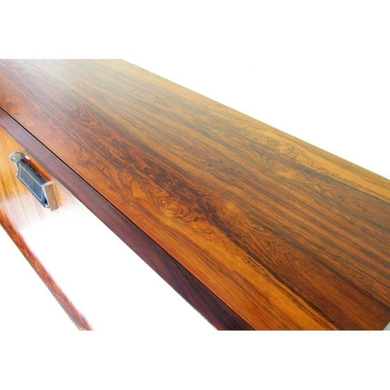 Image 1 of Vintage rozenhouten wandlowboard van Erik Buch voor Dyrlund, Denemarken 1960