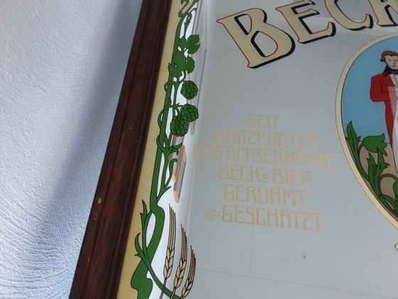 Image 1 of Vintage  Becks Bier Spiegel 