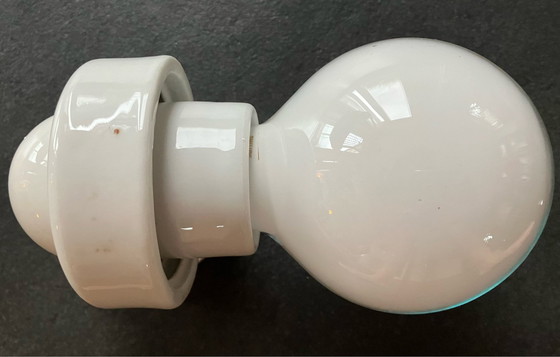 Image 1 of Vintage Porseleinen Wandlamp