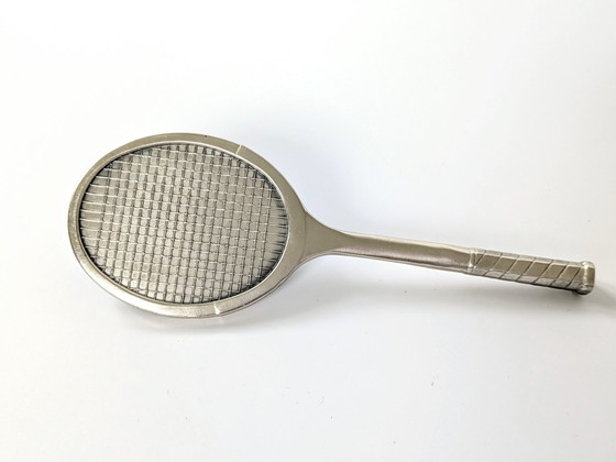 Image 1 of Tennis Racket Presse-papier | Verzilverd | Vintage