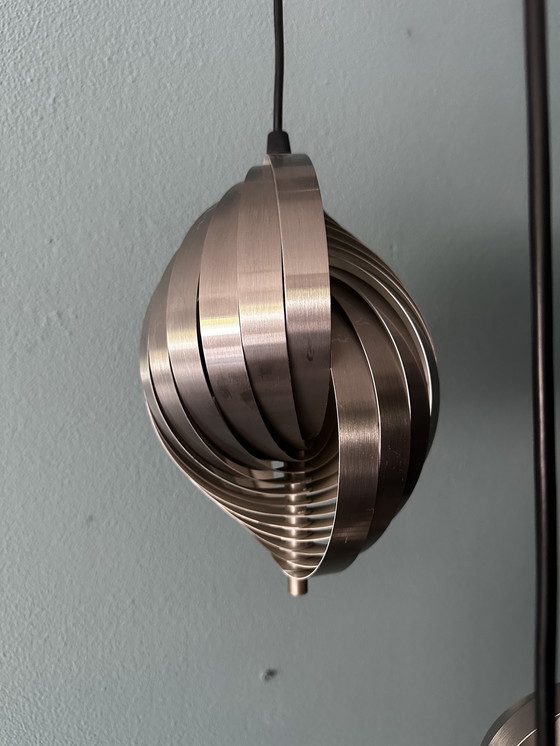 Image 1 of Vintage Space Age spiral hanglamp