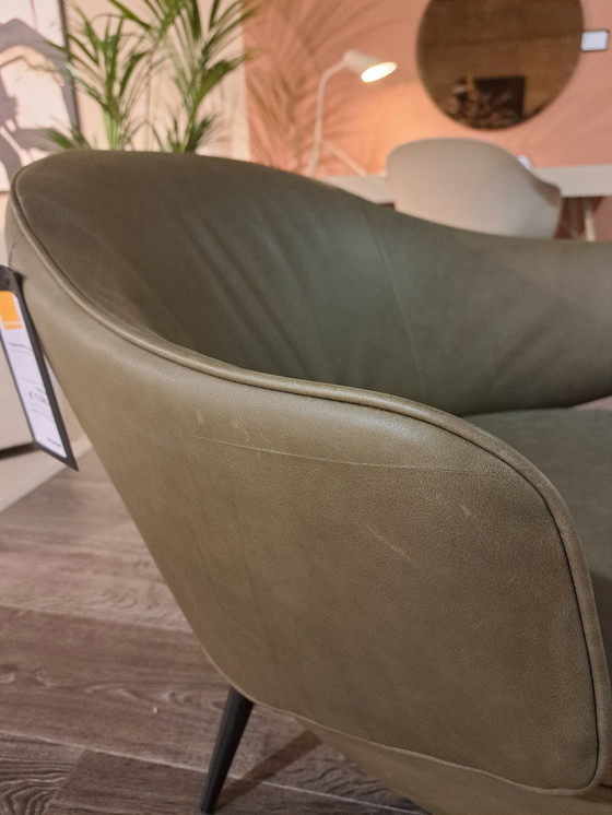 Image 1 of Charlotte Fauteuil - Olijfgroen York Leer 5121 - Boconcept