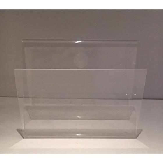 Image 1 of Vintage tijdschriftenrek van plexiglas, 1970