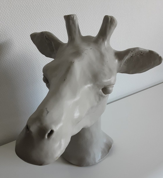 Image 1 of Giraffe buste decoratie