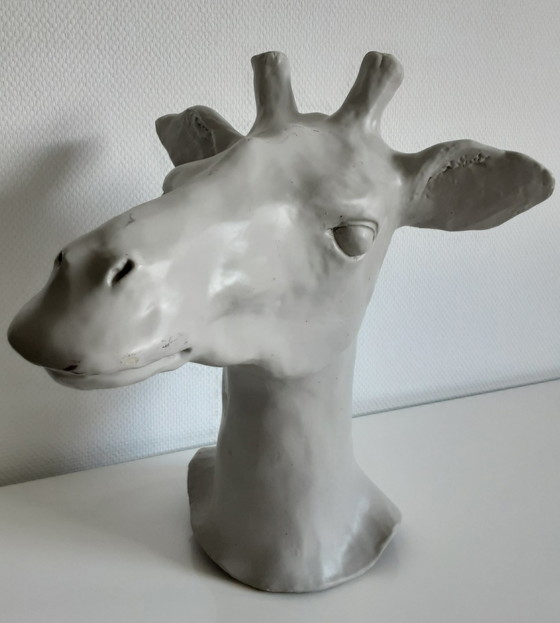 Image 1 of Giraffe buste decoratie