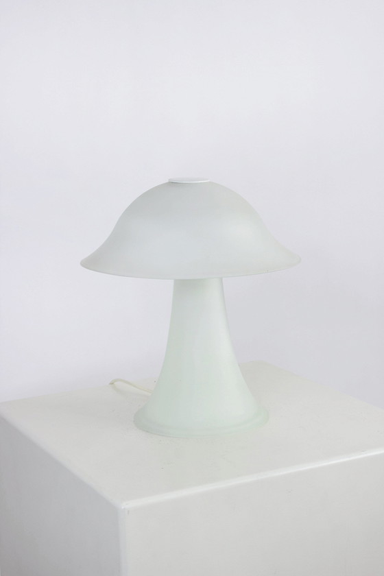 Image 1 of Vintage Glazen Mushroom Lamp