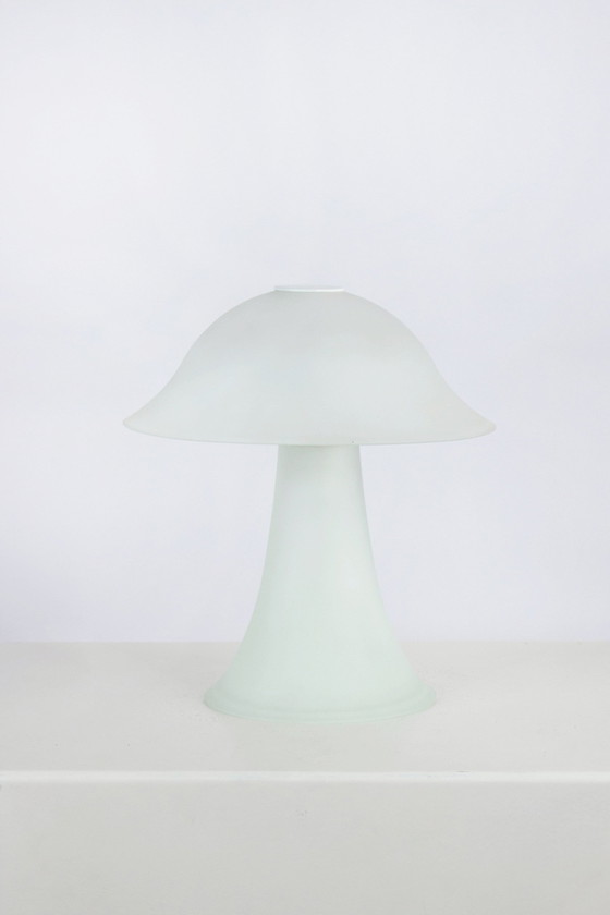 Image 1 of Vintage Glazen Mushroom Lamp