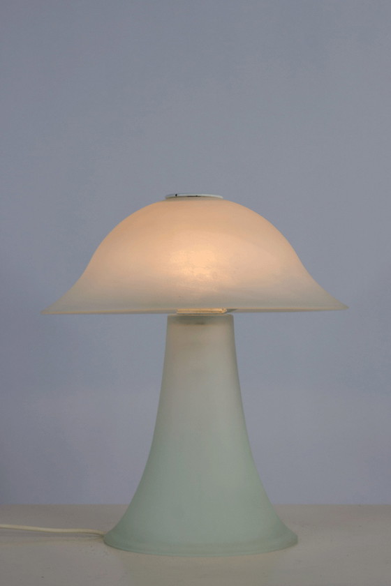 Image 1 of Vintage Glazen Mushroom Lamp