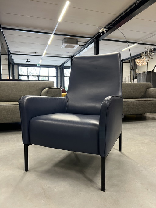 Linteloo Romeo Fauteuil blauw leer