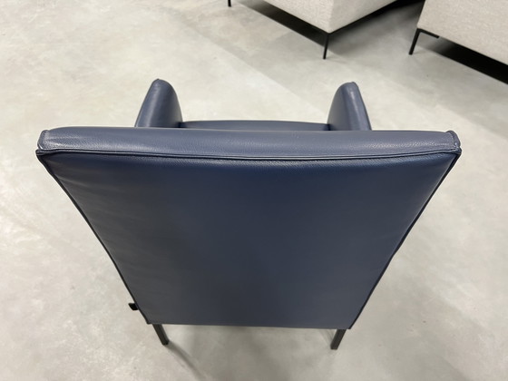 Image 1 of Linteloo Romeo Fauteuil blauw leer