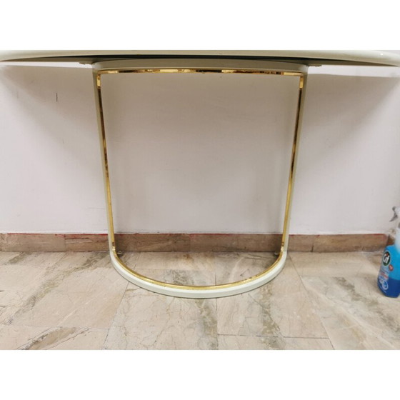 Image 1 of Vintage console met spiegel van Tommaso Barbi, Italië 1970