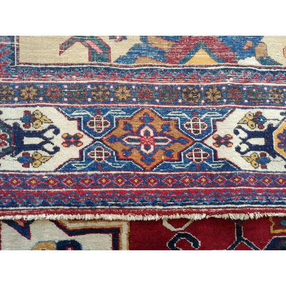 Image 1 of Vintage Ardebil vloerkleed van fluweel en katoen, Iran