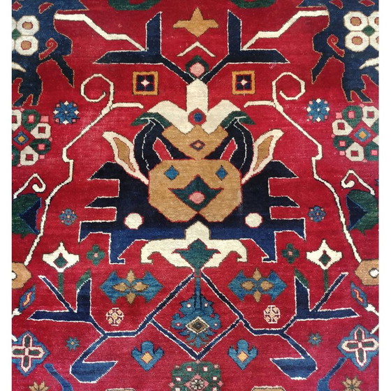 Image 1 of Vintage Ardebil vloerkleed van fluweel en katoen, Iran