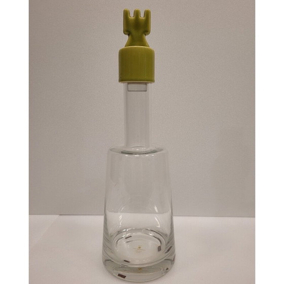 Image 1 of Paar vintage glazen karaffen met keramische stop voor Roche Bobois, Frankrijk