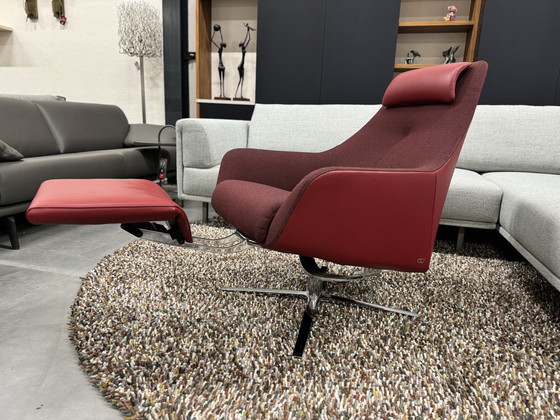 Image 1 of De Sede 277 11 Relax Fauteuil Rood Leer 