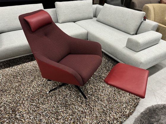 Image 1 of De Sede 277 11 Relax Fauteuil Rood Leer 