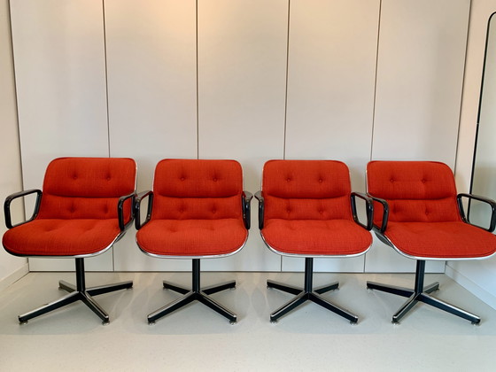 Image 1 of 4x Knoll Executive Chair by Charles Pollock