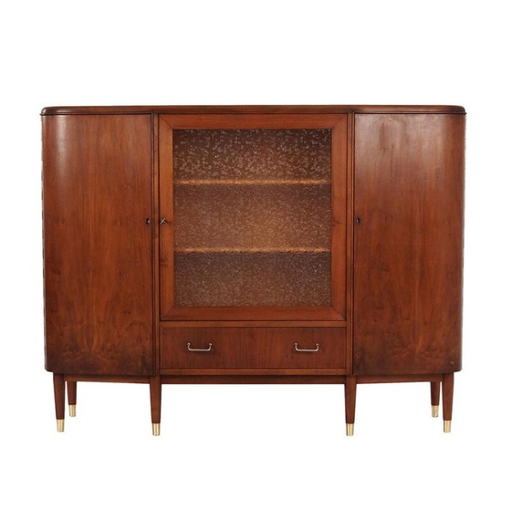 Image 1 of Scandinavisch notenhouten highboard, 1970