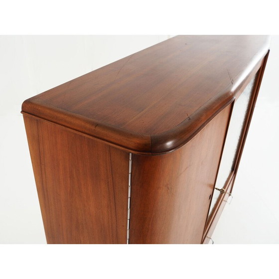 Image 1 of Scandinavisch notenhouten highboard, 1970