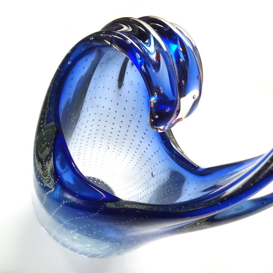 Image 1 of Mid Century kunstvaas van Murano glas