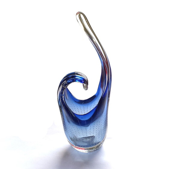 Image 1 of Mid Century kunstvaas van Murano glas