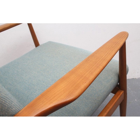 Image 1 of Vintage fauteuil in kersenhout 1960